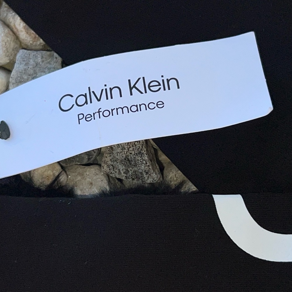 Calvin Klein Performance Women's Black Logo Leggings - Picture 9 of 12